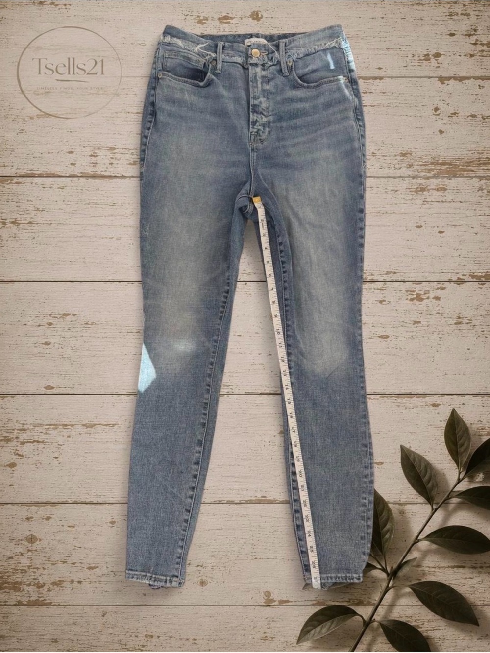 Good American High-Rise Skinny Jeans - Size 10 - Picture 9 of 9